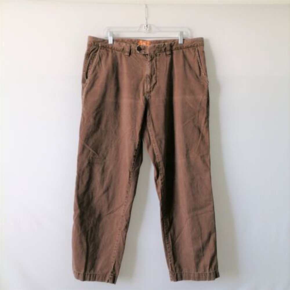 Tommy Bahama Est. 1993 Mens Brown Mid Rise Straight Leg Ankle Pants Size 38X30